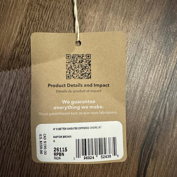 Patagonia women's Better Sweater Zippered Chore jacket - Picture 5 of 5